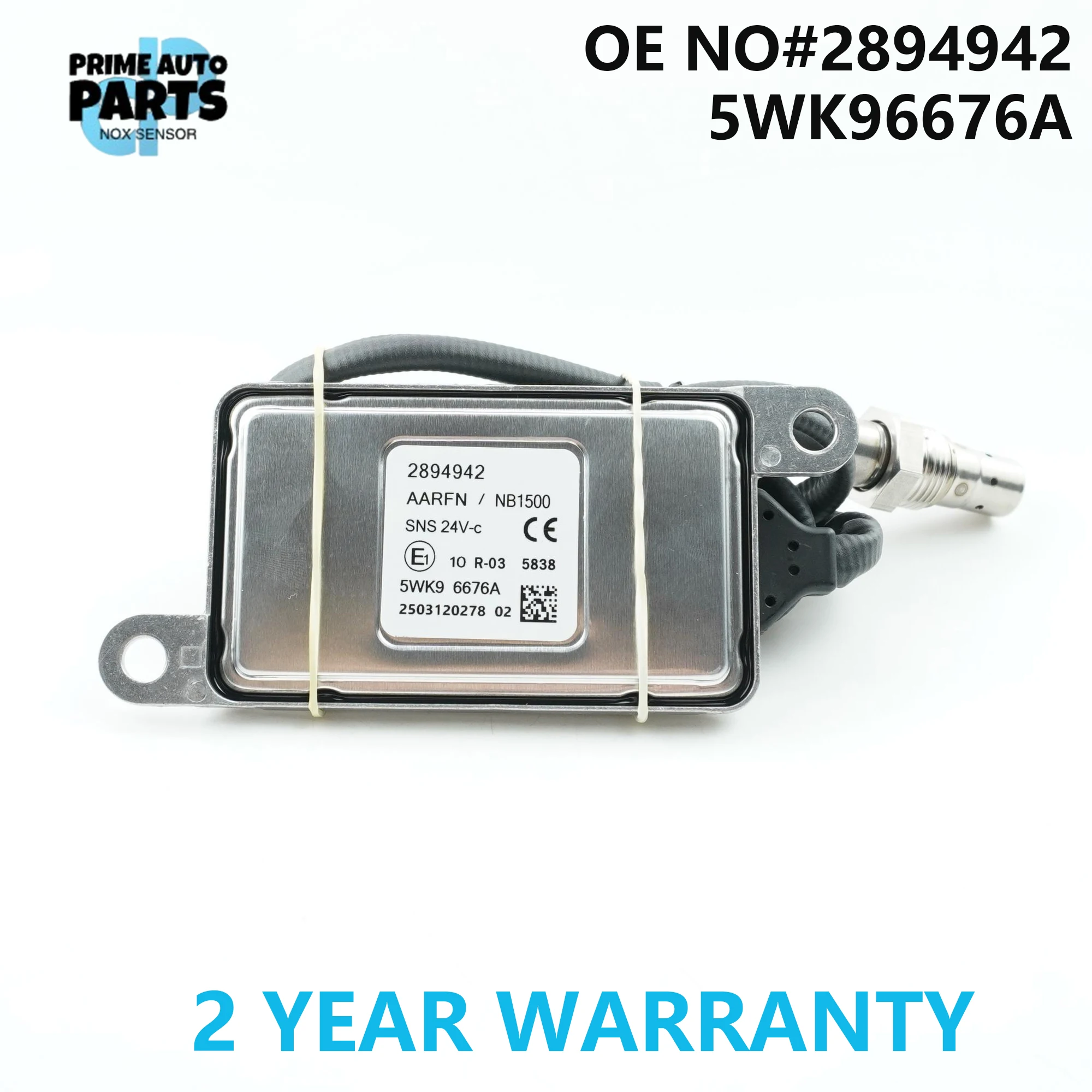 5WK96676A 2894942 5WK9 6676A New Nitrogen Oxygen Sensor For Cummins 6C Series 8.3L ISX
5WK96676A 2894942 5WK9 6676A New Nitrogen Oxygen Sensor For Cummins 6C Series 8.3L ISX