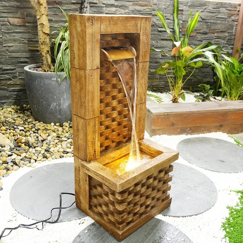 Resin Flowing Water Fountain Ornament Outdoor Landscape Decoration for B&B Hotel Garden Courtyard Home Patio Decor
Resin Flowing Water Fountain Ornament Outdoor Landscape Decoration for B&B Hotel Garden Courtyard Home Patio Decor