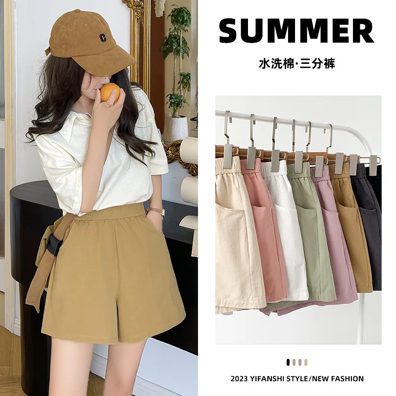 Спортивные шорты из чистого хлопка на заказ для женщин, летние повседневные прямые брюки с высокой талией, женские широкие брюки три четверти
Спортивные шорты из чистого хлопка на заказ для женщин, летние повседневные прямые брюки с высокой талией, женские широкие брюки три четверти