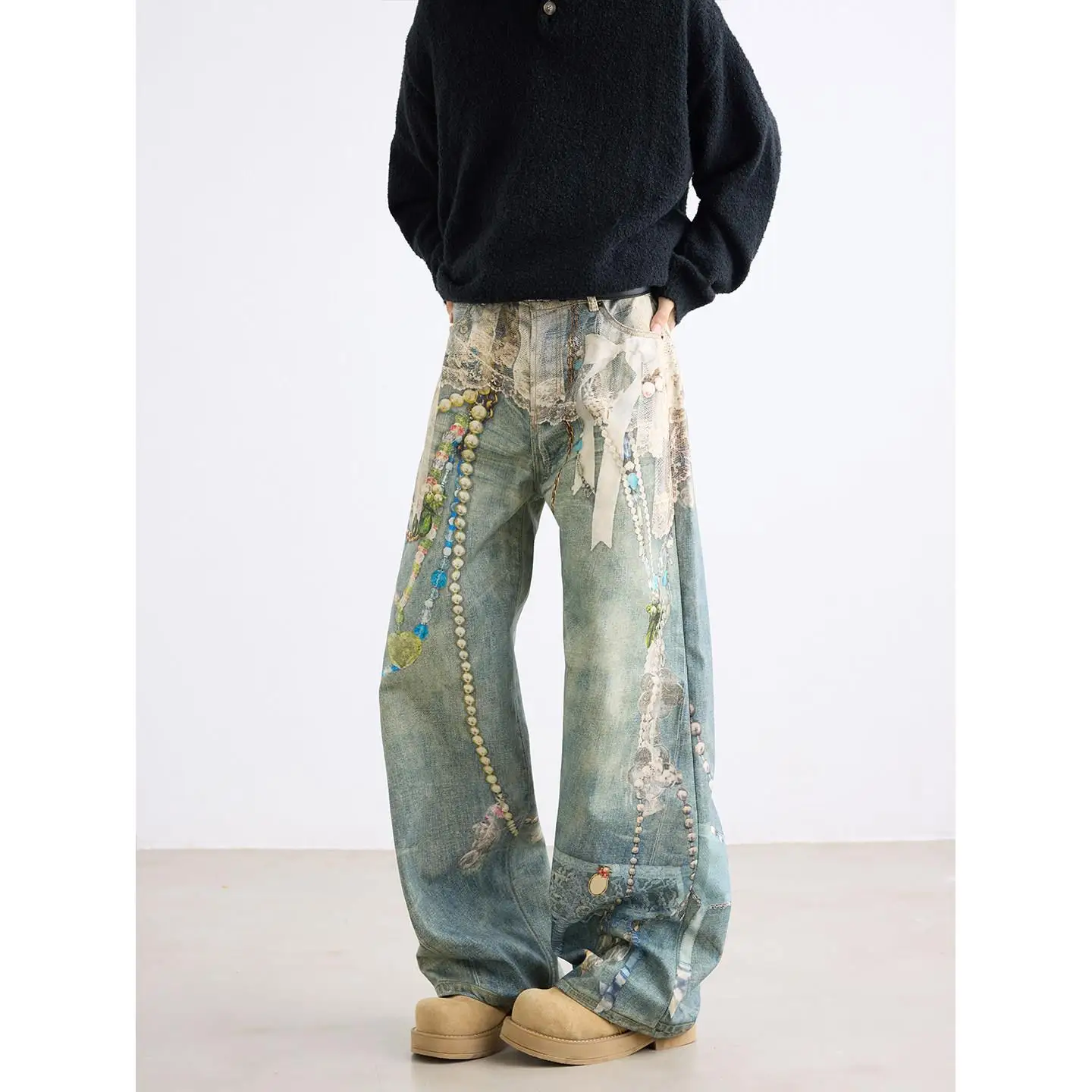 3D Print Straight Leg Men's Casual Jeans Washed Denim Pants mid Waist Button Closure Summer Fashion Streetwear Vintage Yellow
3D Print Straight Leg Men's Casual Jeans Washed Denim Pants mid Waist Button Closure Summer Fashion Streetwear Vintage Yellow