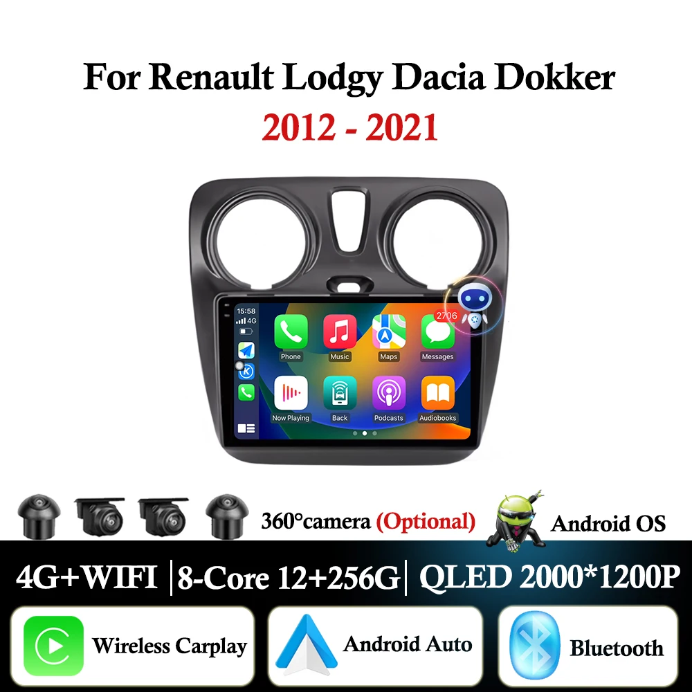 Android авто автомобильный радиоприемник мультимедийный плеер для Renault Lodgy Dacia Dokker 2012 2013 2014-2021 авторадио Carplay WIFI DSP стерео
Android авто автомобильный радиоприемник мультимедийный плеер для Renault Lodgy Dacia Dokker 2012 2013 2014-2021 авторадио Carplay WIFI DSP стерео