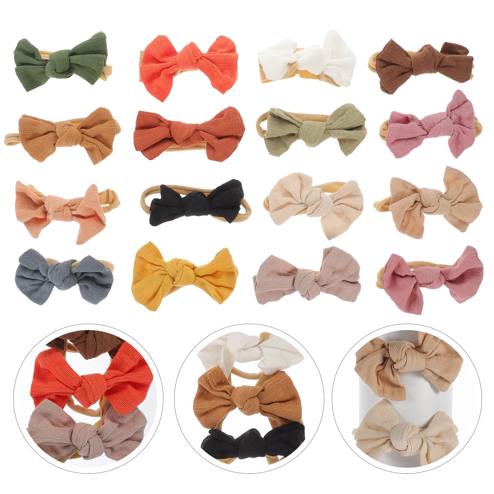 Набор из 16 резинок для волос с бантиками: милые, мягкие, удобные нейлоновые резинки для хвоста для девочек и женщин на каждый день
Набор из 16 резинок для волос с бантиками: милые, мягкие, удобные нейлоновые резинки для хвоста для девочек и женщин на каждый день