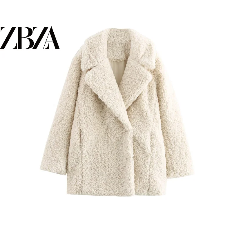 Fashionable Artificial Fur Effect Loose Midi Coat Jacket for Women Polyester Fiber 100% Mid-Length European Style Winter Oute...
Fashionable Artificial Fur Effect Loose Midi Coat Jacket for Women Polyester Fiber 100% Mid-Length European Style Winter Oute...