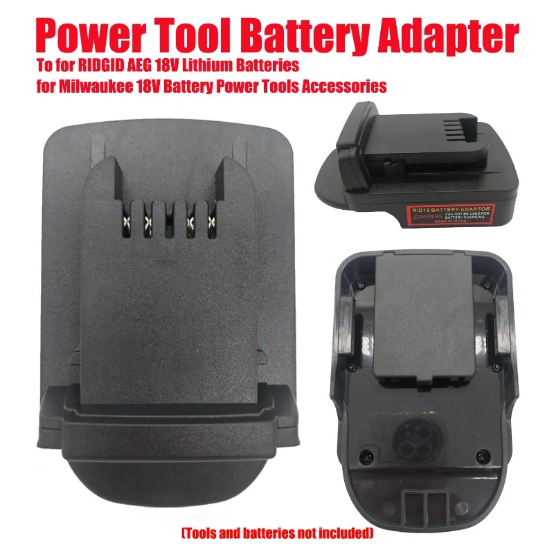 Power Tool Battery Adapter Converter To for RIDGID AEG 18V Lithium Batteries for Milwaukee 18V Battery Power Tools Accessories
Power Tool Battery Adapter Converter To for RIDGID AEG 18V Lithium Batteries for Milwaukee 18V Battery Power Tools Accessories