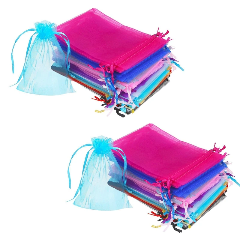 100 Pieces 4 By 6 Inch Organza Gift Bags Drawstring Jewelry Pouches Wedding Party Favor Bags (Multicolor)
100 Pieces 4 By 6 Inch Organza Gift Bags Drawstring Jewelry Pouches Wedding Party Favor Bags (Multicolor)