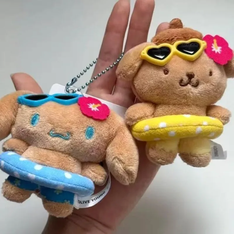 2026 New Sanrio Hawaii Swim Ring Pompompurin Plush Pendant | Cute Dark Skin Pudding Dog Doll | Kawaii Stuffed Bag Charm For Girl
2026 New Sanrio Hawaii Swim Ring Pompompurin Plush Pendant | Cute Dark Skin Pudding Dog Doll | Kawaii Stuffed Bag Charm For Girl