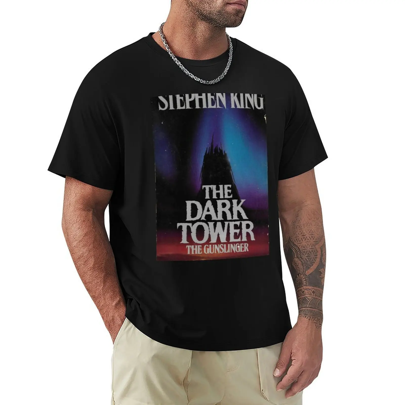 The Dark Tower The Gunslinger T-Shirt Active Sports Short Sleeve Cotton Shirt
The Dark Tower The Gunslinger T-Shirt Active Sports Short Sleeve Cotton Shirt