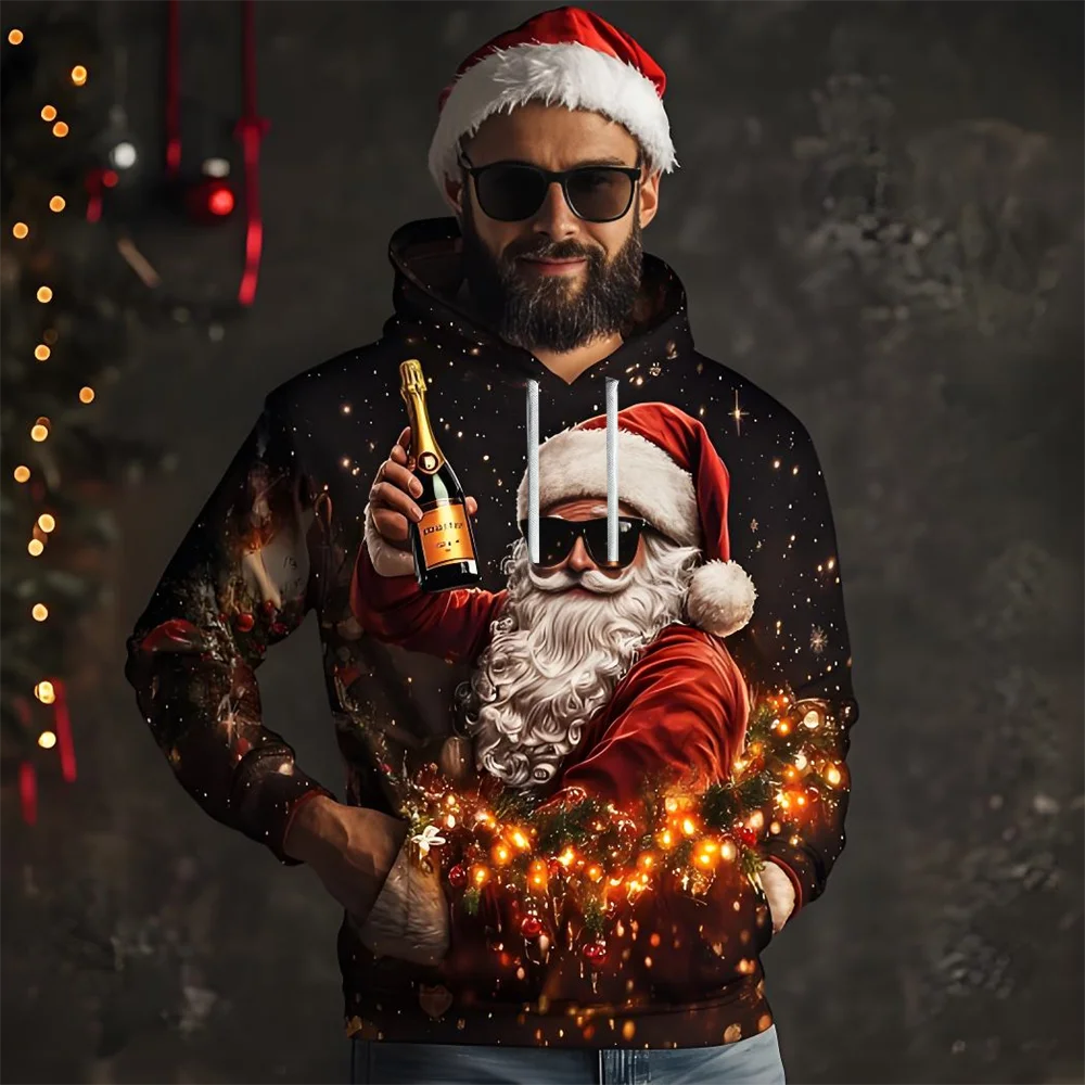 Christmas Men's Graphic Hoodie Fun Santa Claus Prints Casual 3D Pullover Holiday Fashion Hoodies Thin Style Long Sleeve Hooded
Christmas Men's Graphic Hoodie Fun Santa Claus Prints Casual 3D Pullover Holiday Fashion Hoodies Thin Style Long Sleeve Hooded