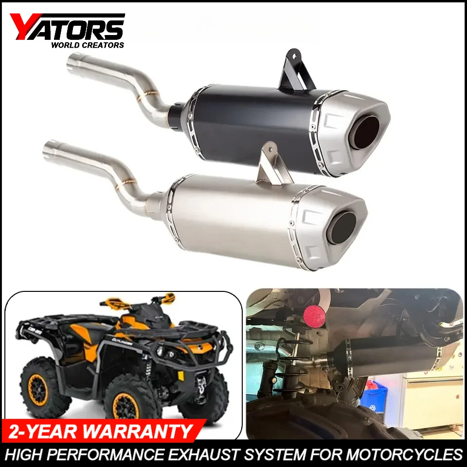 For Can Am Outlander 500 650 800 850 1000 2012-2021 Outlander Exhaust ATV Outlander 1000 Exhaust Muffler ATV Motorcycle Muffler
For Can Am Outlander 500 650 800 850 1000 2012-2021 Outlander Exhaust ATV Outlander 1000 Exhaust Muffler ATV Motorcycle Muffler