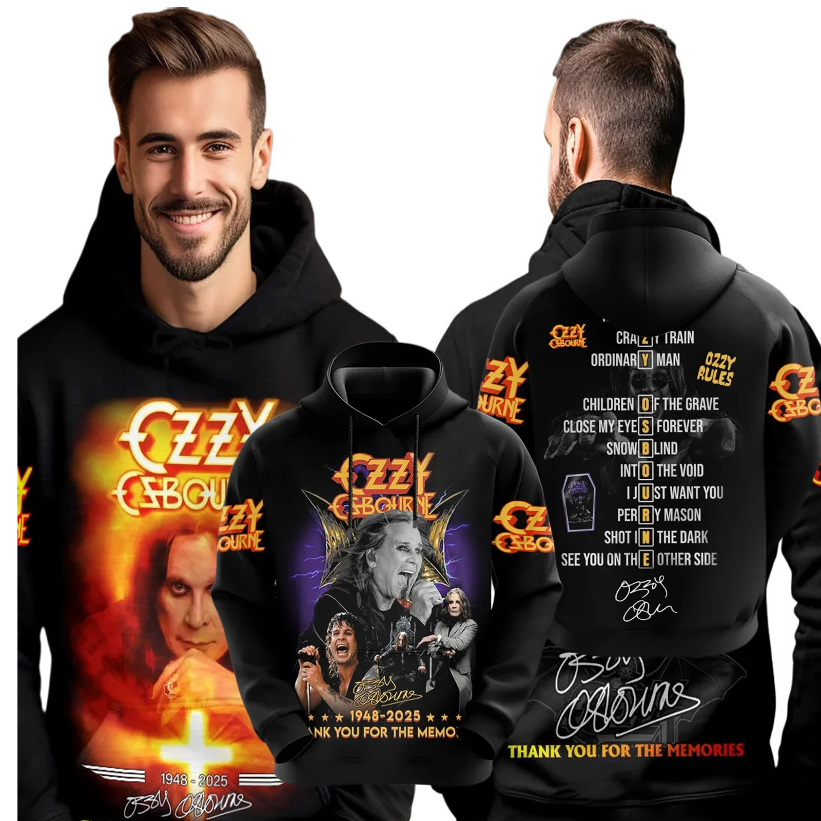 Рок-группа Ozzy Osbourne Толстовка с капюшоном Ozzy Osbourne Толстовка с 3d принтом Мужчины Женщины Модная толстовка Женская пот Мужская одежда Новый
Рок-группа Ozzy Osbourne Толстовка с капюшоном Ozzy Osbourne Толстовка с 3d принтом Мужчины Женщины Модная толстовка Женская пот Мужская одежда Новый