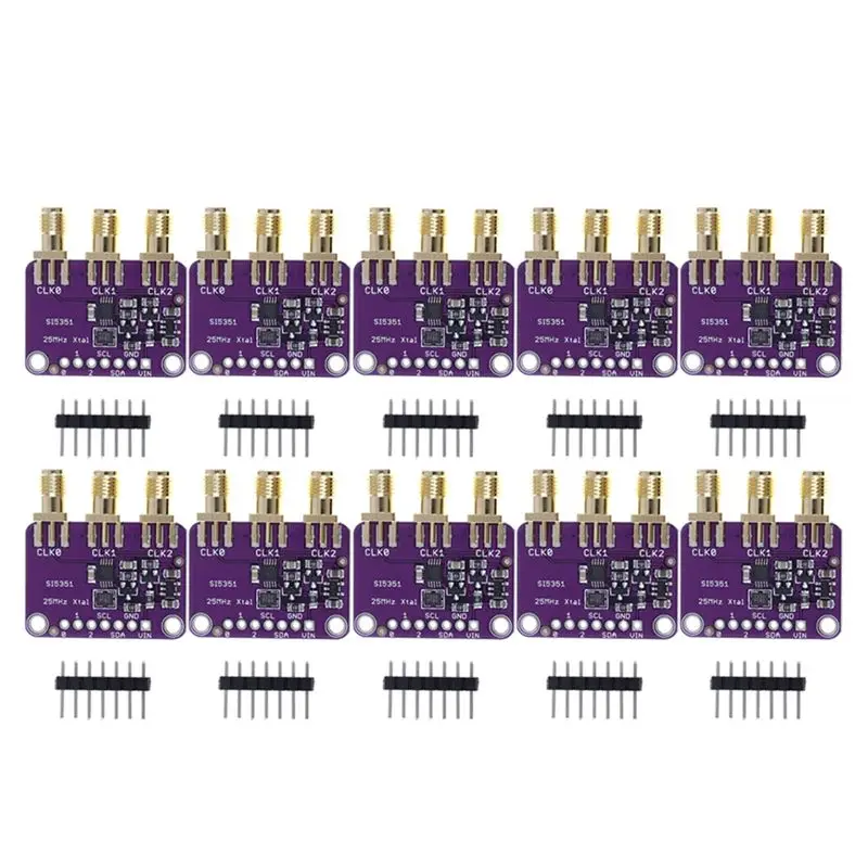 AT29-Si5351a I2C 25MHZ I2C High Frequency Signal Generator Breakout Board Square Wave Frequency Generator Signal Generator
AT29-Si5351a I2C 25MHZ I2C High Frequency Signal Generator Breakout Board Square Wave Frequency Generator Signal Generator
