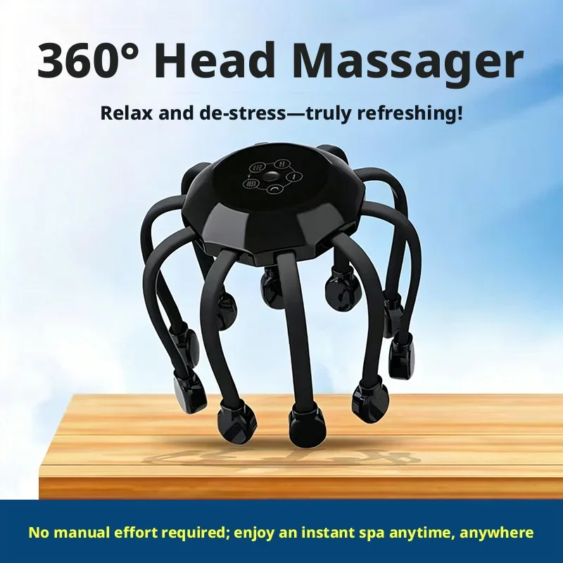 Head Massager Octopus Fully Automatic Multi-dimensional Electric Massager Scalp Dredging & Relaxation Massager
Head Massager Octopus Fully Automatic Multi-dimensional Electric Massager Scalp Dredging & Relaxation Massager