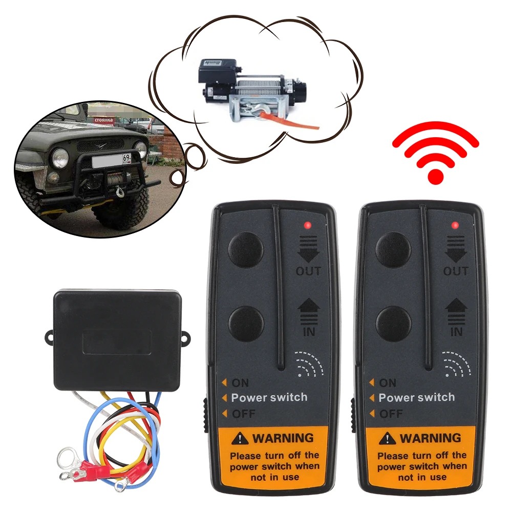 For Jeep Off-road ATV Trailer 2.4G 12V 24V 72W Switch Controller Wireless Remote Control Recovery Kit Universal Electric Winch
For Jeep Off-road ATV Trailer 2.4G 12V 24V 72W Switch Controller Wireless Remote Control Recovery Kit Universal Electric Winch