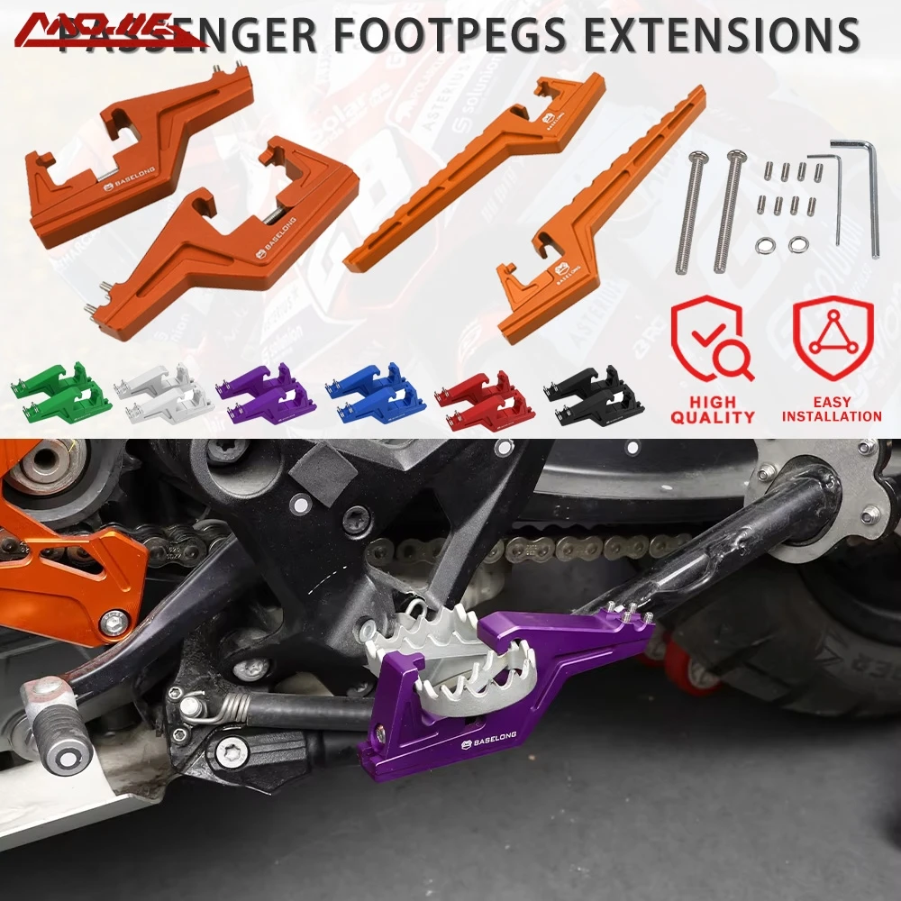 Для GasGas EC 250 350F 250 300 Для KTM 125 200 250 350 380 400 450 520 525 530 EXC MXC Регулируемые удлинители подножек для пассажиров
Для GasGas EC 250 350F 250 300 Для KTM 125 200 250 350 380 400 450 520 525 530 EXC MXC Регулируемые удлинители подножек для пассажиров