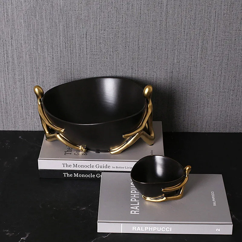 Modern Simple Ceramic Villain Fruit Bowl Snack Tray Kitchen Dining Table Storage Debris Tray Home Decoration Crafts Ornaments
Modern Simple Ceramic Villain Fruit Bowl Snack Tray Kitchen Dining Table Storage Debris Tray Home Decoration Crafts Ornaments