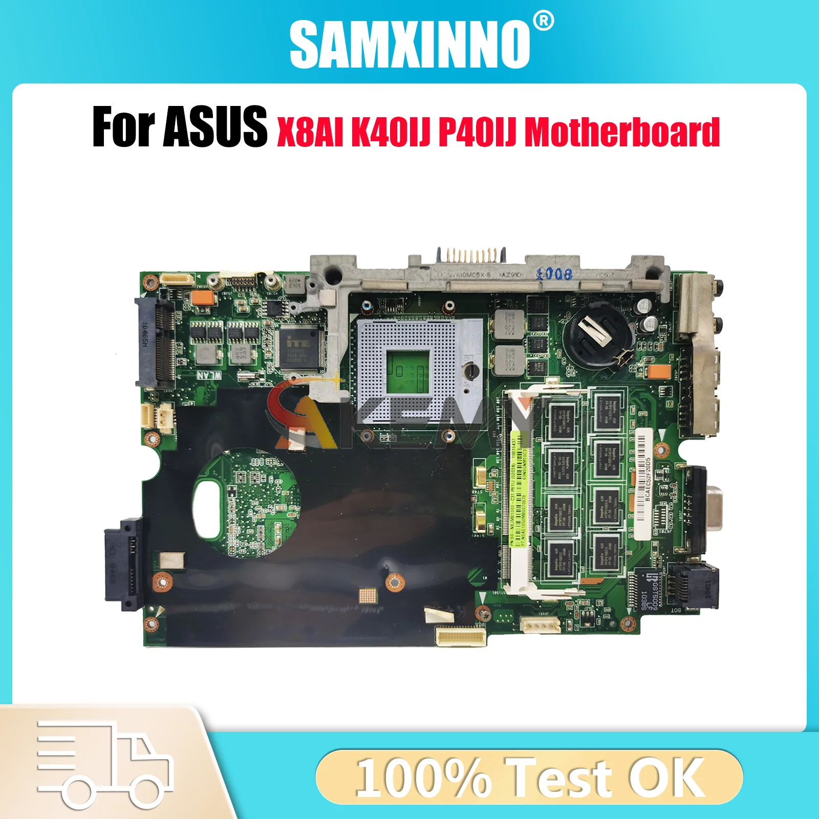 K40IJ Laptop Motherboard For ASUS K40ID X8AI K40IJ K40I K40IE K40IN Notebook Mainboard 100% tests OK fast shipping Top quality
K40IJ Laptop Motherboard For ASUS K40ID X8AI K40IJ K40I K40IE K40IN Notebook Mainboard 100% tests OK fast shipping Top quality