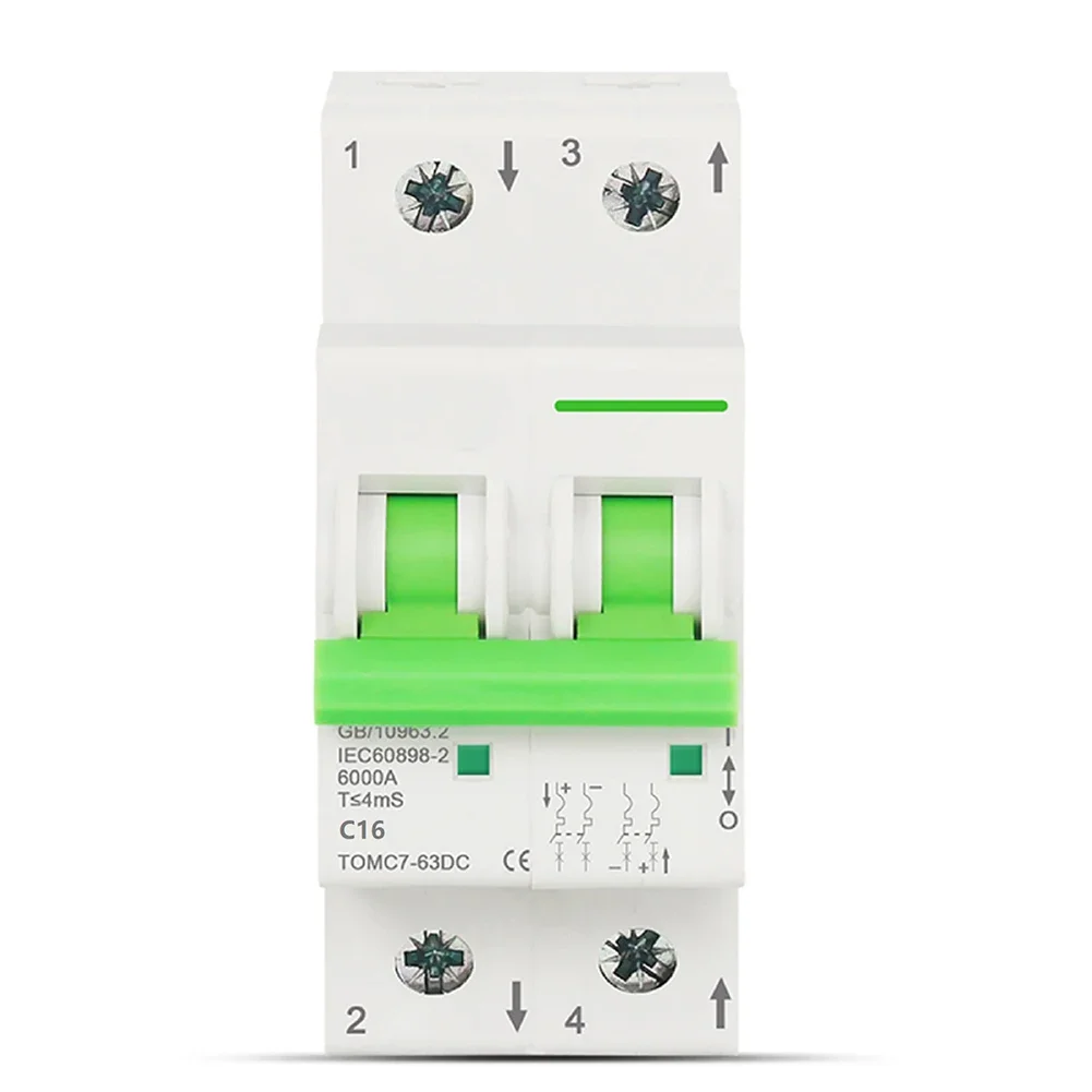 For Din Rail Mountable 550V Solar DC Circuit Breaker 663A C Type Protect Against OverloaFor Ding and Short Circuits
For Din Rail Mountable 550V Solar DC Circuit Breaker 663A C Type Protect Against OverloaFor Ding and Short Circuits