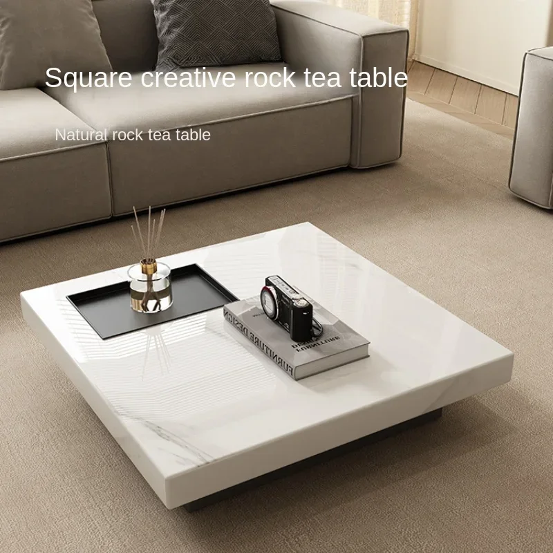 Coffee Table Stone Plate Modern Minimalist Living Room Home Minimalist Floor Light Luxury Square Small Apartment TV Cabinet
Coffee Table Stone Plate Modern Minimalist Living Room Home Minimalist Floor Light Luxury Square Small Apartment TV Cabinet