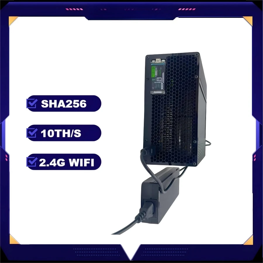 Bitaxe NerdQaxe ++ 10t 180W 8X1370 BTC lottery machine solo mode home silent machine
Bitaxe NerdQaxe ++ 10t 180W 8X1370 BTC lottery machine solo mode home silent machine