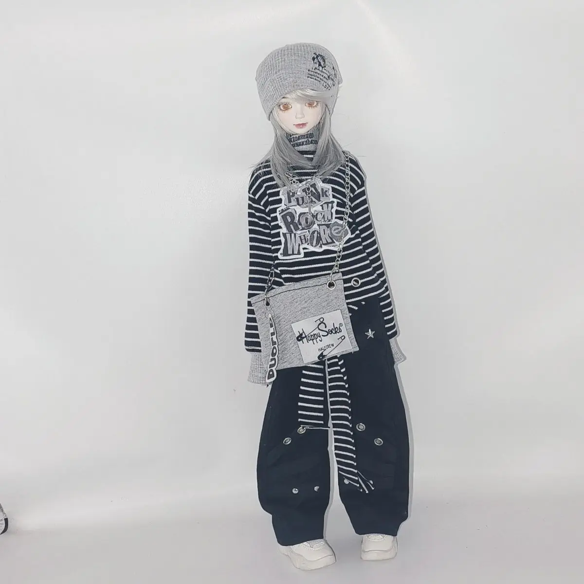 1/4 Doll's Clothes for 45cm Bjd Doll Striped Long Sleeve Work Pants Hat Girl Toys Dress Up Play House Doll Accessories, No Doll
1/4 Doll's Clothes for 45cm Bjd Doll Striped Long Sleeve Work Pants Hat Girl Toys Dress Up Play House Doll Accessories, No Doll