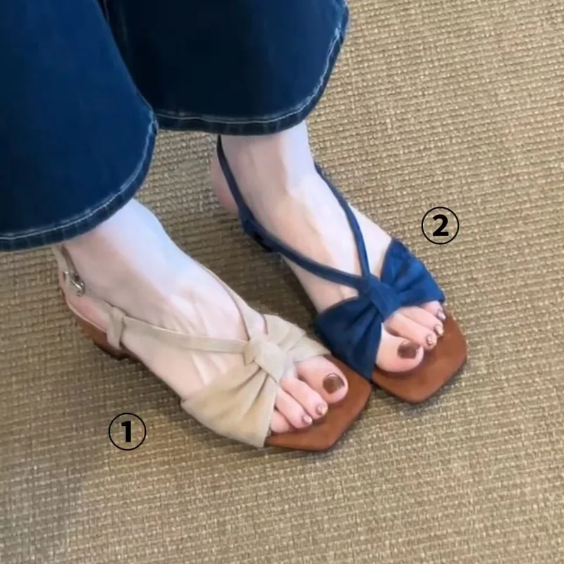Retro Slim Feet One Word Buckle Back Empty Wedge Open Toe Outside Sandals Women's Summer New Style
Retro Slim Feet One Word Buckle Back Empty Wedge Open Toe Outside Sandals Women's Summer New Style