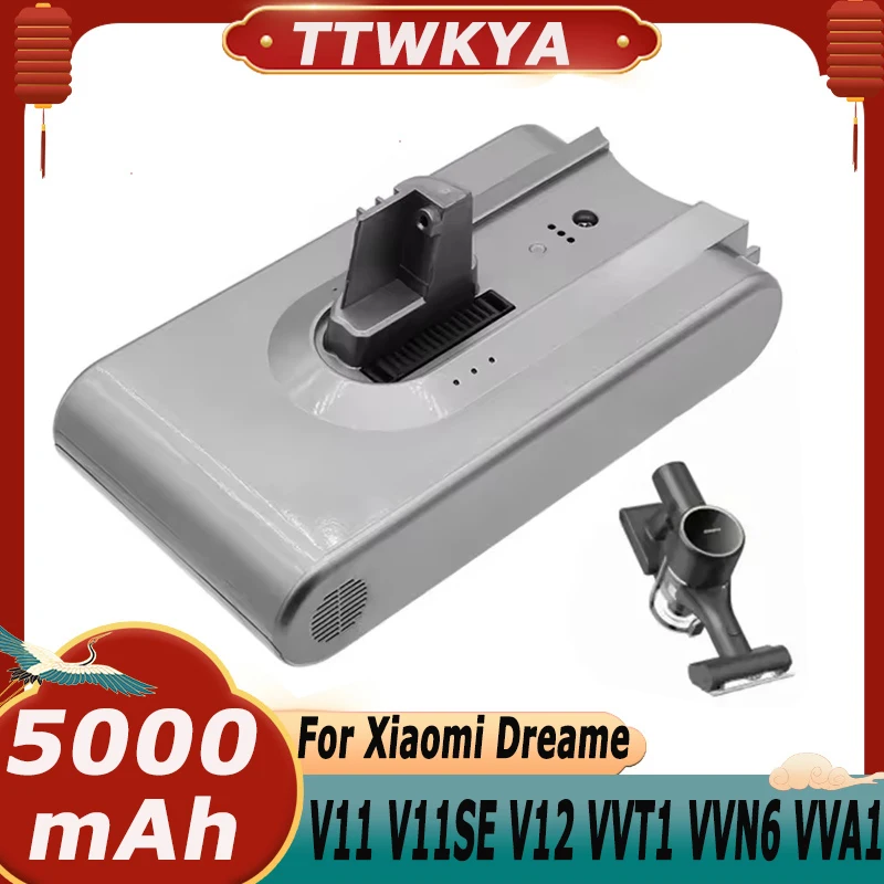 Оригинальный сменный аккумулятор емкостью 5000 мАч для Xiaomi Dreame V11 V11SE V12 VVT1 VVN6 VVA1, беспроводной пылесос 18650, аккумулятор
Оригинальный сменный аккумулятор емкостью 5000 мАч для Xiaomi Dreame V11 V11SE V12 VVT1 VVN6 VVA1, беспроводной пылесос 18650, аккумулятор