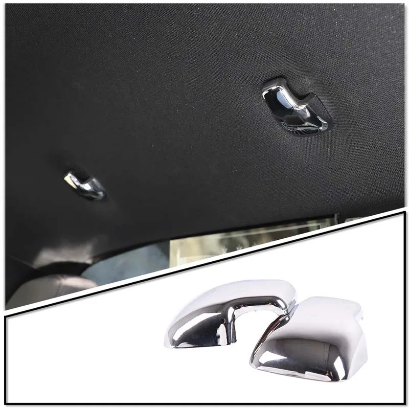 For 2016-2020 Toyota Tacoma ABS silver car styling roof hook cover sticker car interior decoration accessories 2-piece set
For 2016-2020 Toyota Tacoma ABS silver car styling roof hook cover sticker car interior decoration accessories 2-piece set