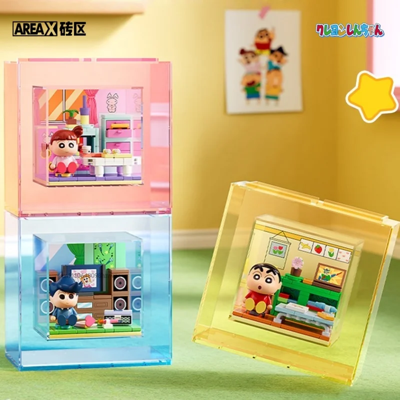 AREA-X Crayon Shin-chan Series Building Blocks Friend's Daily Floating Box Assembling Models Action Kamen Ornament Toys Gifts
AREA-X Crayon Shin-chan Series Building Blocks Friend's Daily Floating Box Assembling Models Action Kamen Ornament Toys Gifts