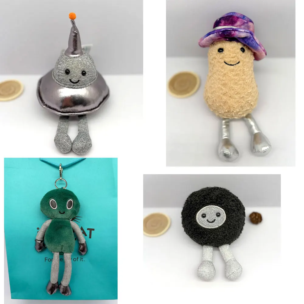 New JC UFO Alien "Space Peanut" Plush Toy — Soft UFO Figure, Cartoon Alien Doll, Birthday Gift Keychain & Bag Charm
New JC UFO Alien "Space Peanut" Plush Toy — Soft UFO Figure, Cartoon Alien Doll, Birthday Gift Keychain & Bag Charm