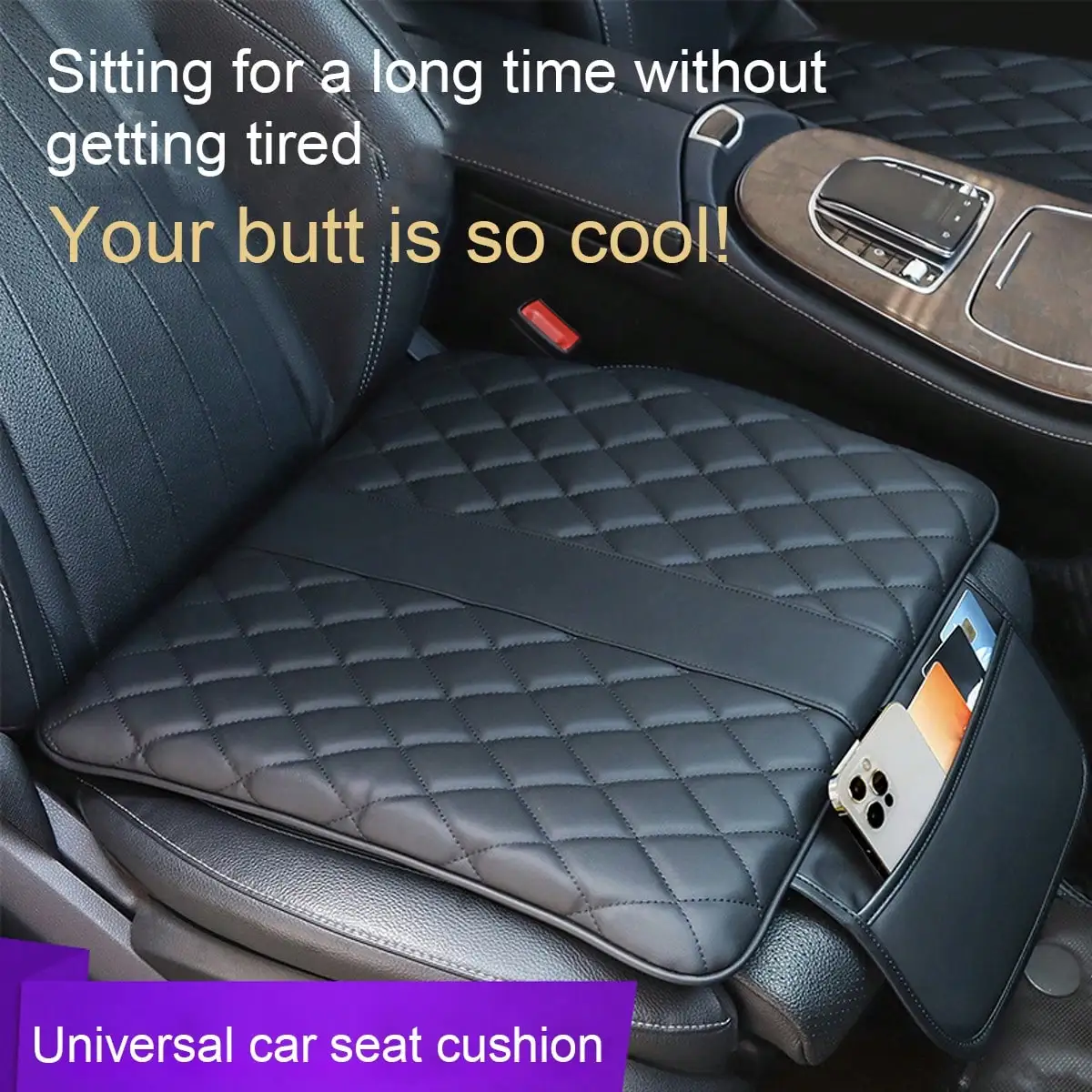 Universal Car Seat Cover With Storage Bag PU Leather Automotive Seat Cushion Wear-Resistant Anti Slip Auto Seat Protector Cover
Universal Car Seat Cover With Storage Bag PU Leather Automotive Seat Cushion Wear-Resistant Anti Slip Auto Seat Protector Cover