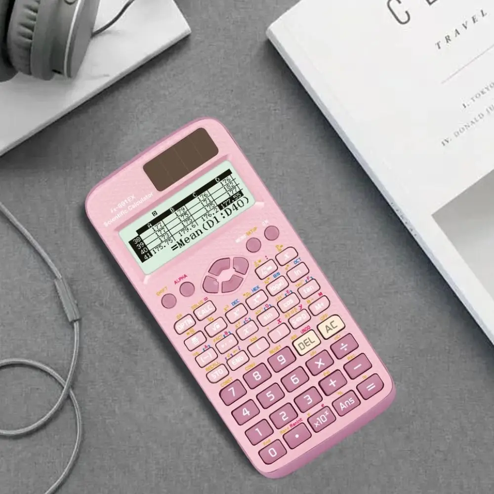 Battery Power Scientific Calculator 552 Functions Advanced Features Engineering Calculator Pink/blue/black Multifunctional
Battery Power Scientific Calculator 552 Functions Advanced Features Engineering Calculator Pink/blue/black Multifunctional