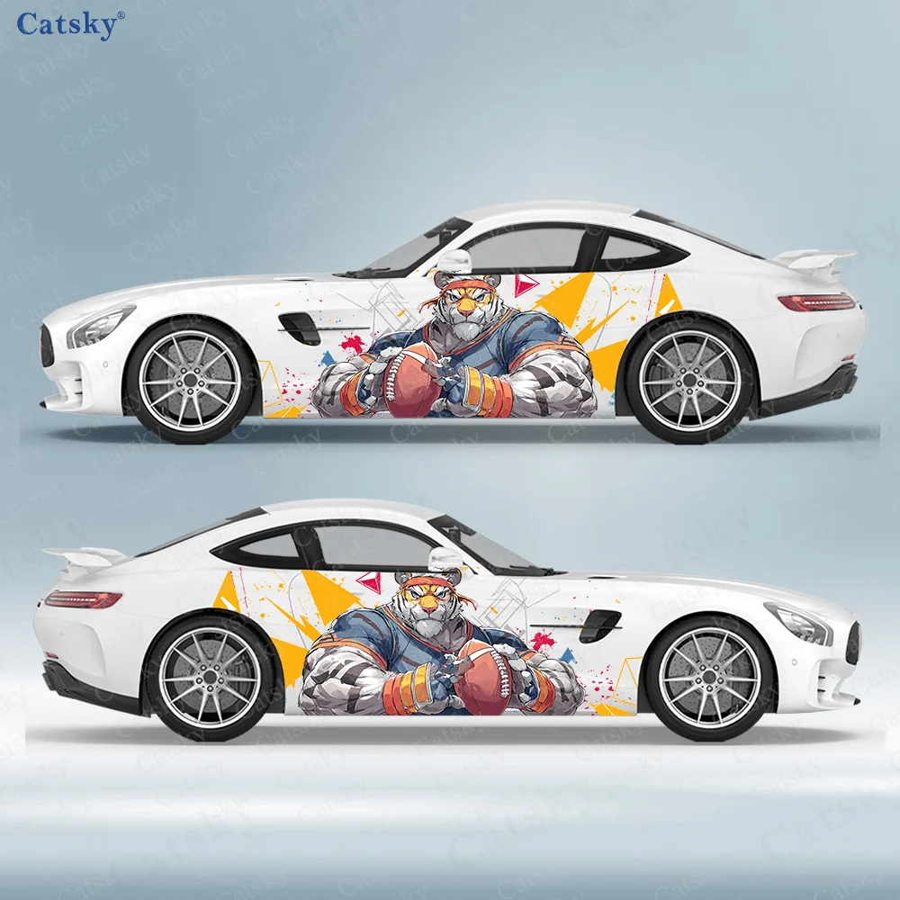 2pcs Muscular Animal Athlete Car Side Wraps, Self-Adhesive PVC Waterproof & Scratch-Resistant Stickers, Car Accessory Gift
2pcs Muscular Animal Athlete Car Side Wraps, Self-Adhesive PVC Waterproof & Scratch-Resistant Stickers, Car Accessory Gift