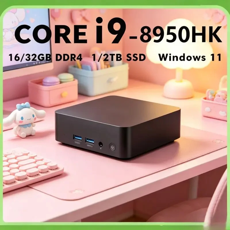 New 4K Capable Mini PC 2026, Intel Core I9 8950HK Chip, 16GB RAM SSD, WiFi6 BT5.2, Win 11 , Perfect Home Office Device
New 4K Capable Mini PC 2026, Intel Core I9 8950HK Chip, 16GB RAM SSD, WiFi6 BT5.2, Win 11 , Perfect Home Office Device