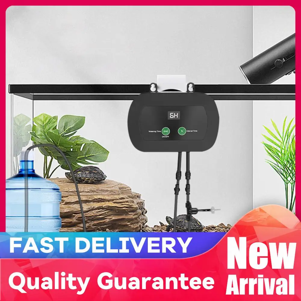 Smart Auto Controller Spray Kit System with Timer & 360°Adjustable Nozzles for Terrariums Amphibian Lizard Snake Frog Plants
Smart Auto Controller Spray Kit System with Timer & 360°Adjustable Nozzles for Terrariums Amphibian Lizard Snake Frog Plants