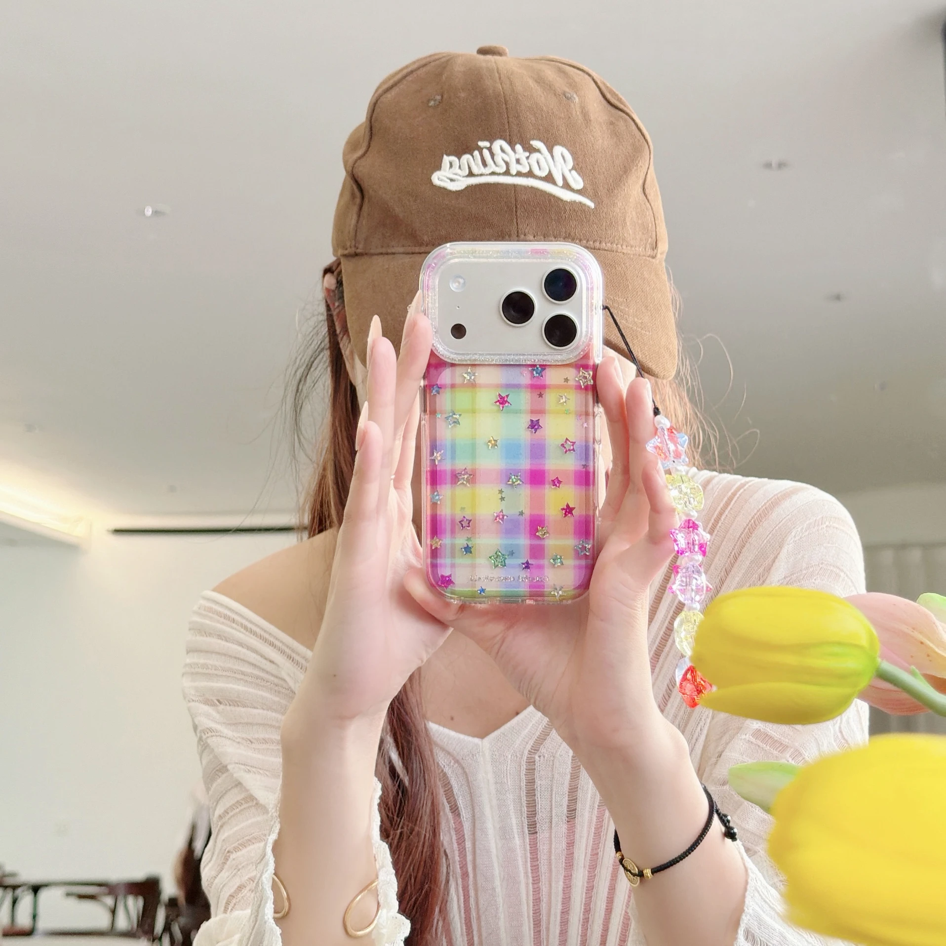 Round-Edge Airbag Double-Sided IMD Colorful Plaid Star Phone Case for iphone 17 Promax 16 15 14 13 Back Cover Gift
Round-Edge Airbag Double-Sided IMD Colorful Plaid Star Phone Case for iphone 17 Promax 16 15 14 13 Back Cover Gift