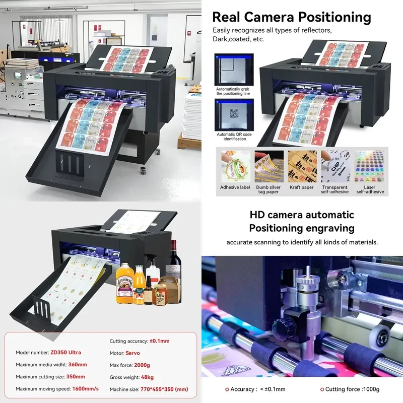 ZD350 Ultra Automatic Feeding Cutting Machine Servo Motor Plate Sticker Cutting Machine Plotter CCD Digital Die Cutting
ZD350 Ultra Automatic Feeding Cutting Machine Servo Motor Plate Sticker Cutting Machine Plotter CCD Digital Die Cutting