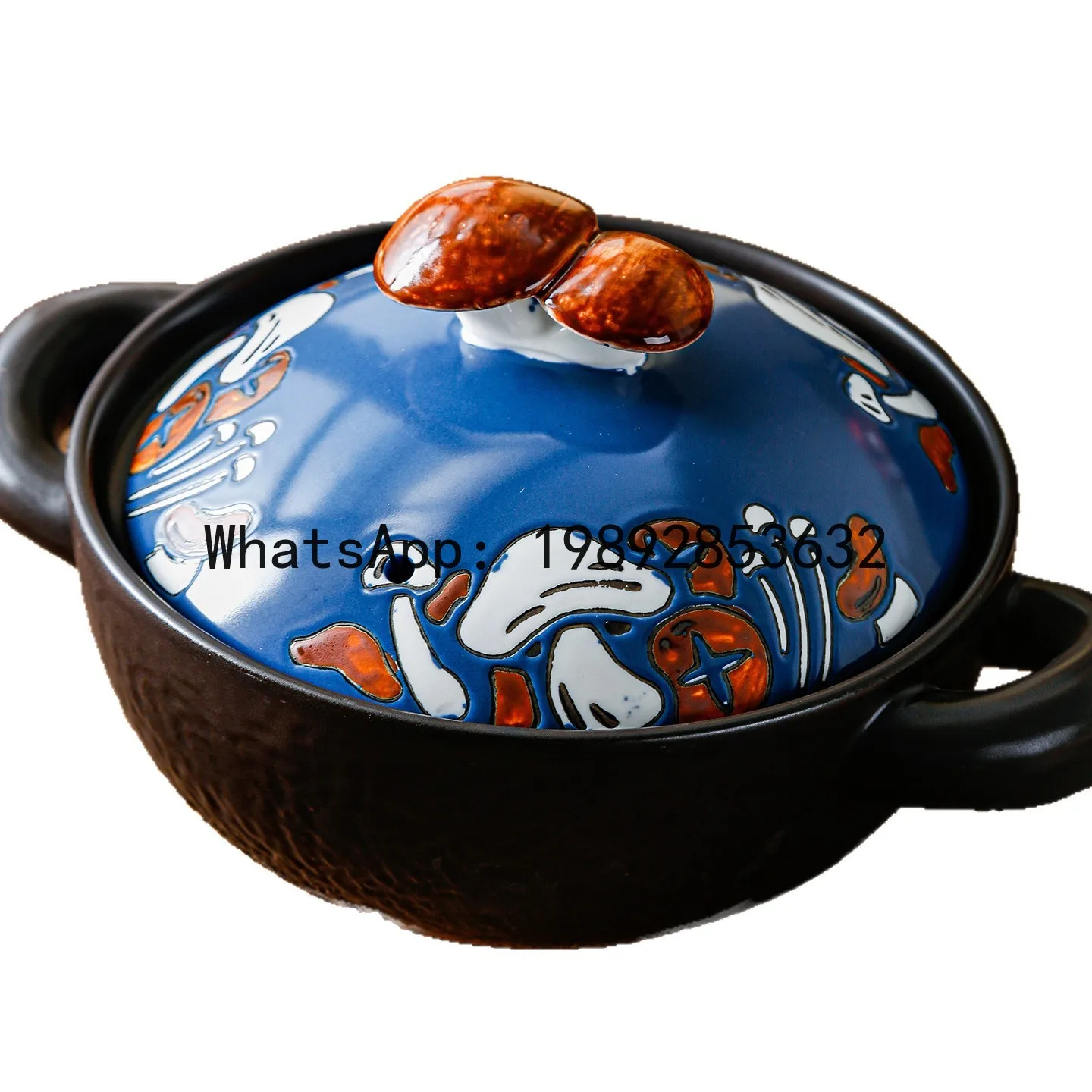 Sg ceramic heat-resistant casserole, high-looking hand-painted open flame gas stove, spodumene pot with double ears
Sg ceramic heat-resistant casserole, high-looking hand-painted open flame gas stove, spodumene pot with double ears