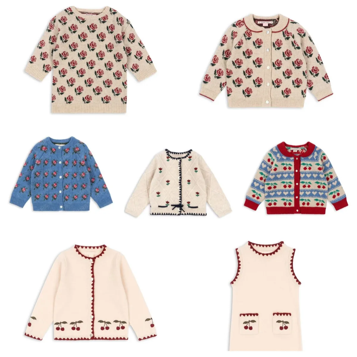 Girls Sweater 25AW New Toddler Baby Girls Knitted Cardigan Cute Love Flower Printed Knitted Dresses Sweater
Girls Sweater 25AW New Toddler Baby Girls Knitted Cardigan Cute Love Flower Printed Knitted Dresses Sweater