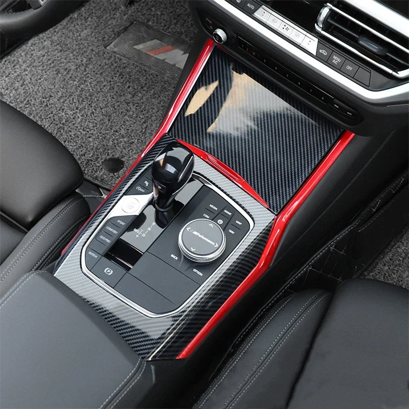 Carbon Fiber Color Center Console Gear Shift Frame Decoration Cover Trim For BMW 3 Series G20 G28 2018-2022 LHD ABS Car Styling
Carbon Fiber Color Center Console Gear Shift Frame Decoration Cover Trim For BMW 3 Series G20 G28 2018-2022 LHD ABS Car Styling