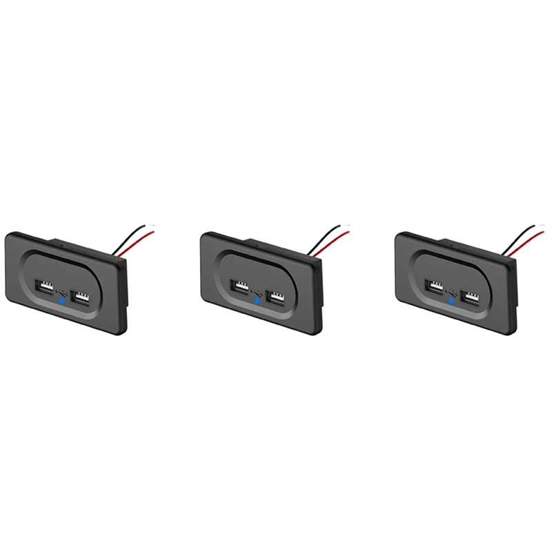 2025 New-3X Vehicle DC5V/3.1A Dual USB Ports Charger Socket Modification Accessories For Car Camping Boat Motorhome Caravan
2025 New-3X Vehicle DC5V/3.1A Dual USB Ports Charger Socket Modification Accessories For Car Camping Boat Motorhome Caravan
