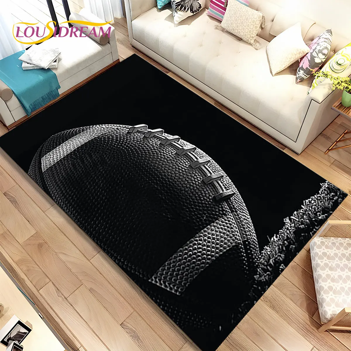 Rugby American Football Field Area Rug,Carpet Rug for Living Room Bedroom Sofa Doormat Decoration,kids Play Non-slip Floor Mat
Rugby American Football Field Area Rug,Carpet Rug for Living Room Bedroom Sofa Doormat Decoration,kids Play Non-slip Floor Mat