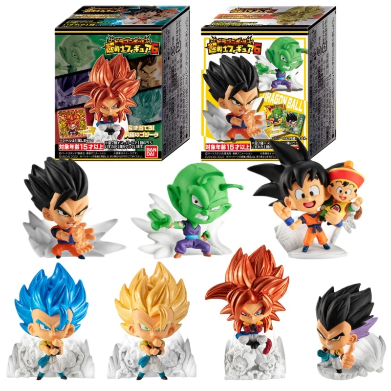 Оригинальные миниатюры Bandai Dragon Ball Super Soldier, набор из 6 фигурок: Гоку, Вегета, Замасу. Коллекционные модели, игрушки, подарок.
Оригинальные миниатюры Bandai Dragon Ball Super Soldier, набор из 6 фигурок: Гоку, Вегета, Замасу. Коллекционные модели, игрушки, подарок.