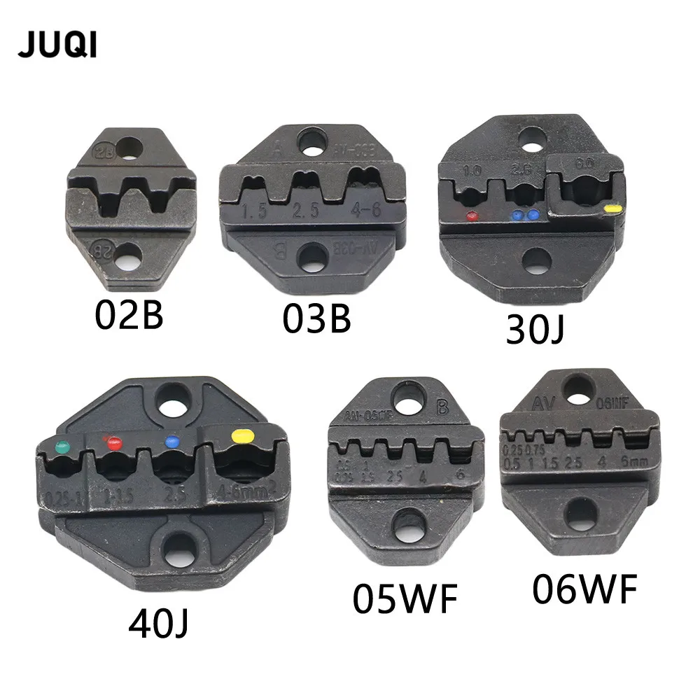 CRIMPING PILER Crimping machine one set 02B / 03B / 30J /40J / 05WF/ 06WF Tool parts modules one set jaws
CRIMPING PILER Crimping machine one set 02B / 03B / 30J /40J / 05WF/ 06WF Tool parts modules one set jaws
