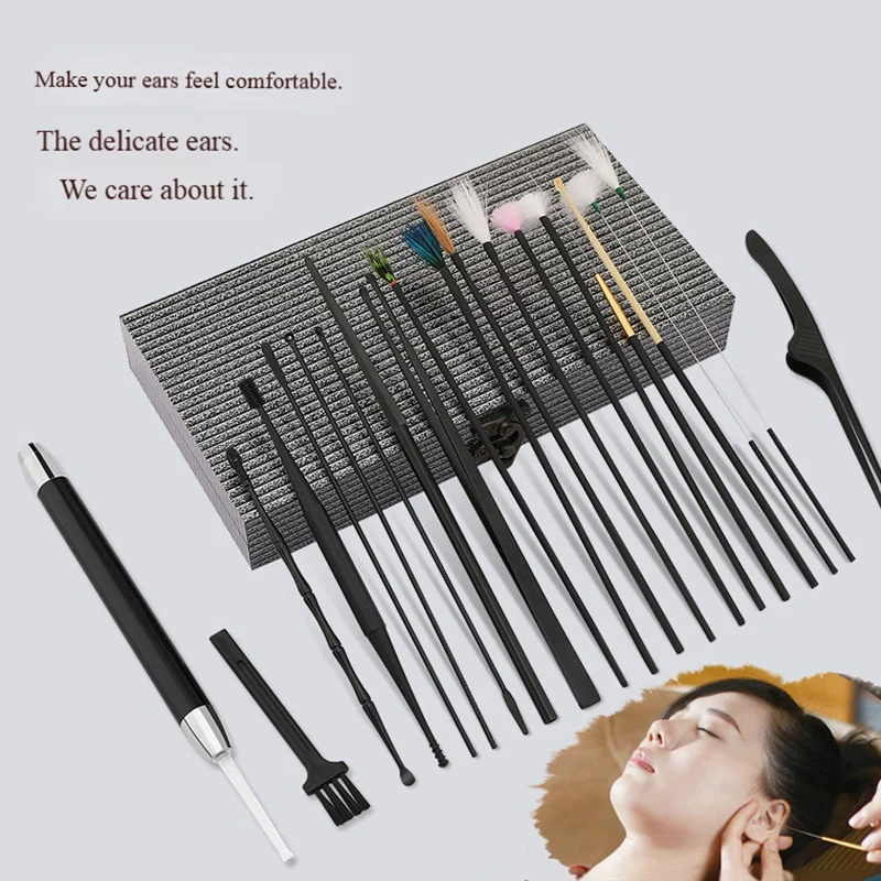 20pcs Professional Ear Care Set, Portable with HD Camera & Safe Tools for Gentle Cleaning, Complete Kit
20pcs Professional Ear Care Set, Portable with HD Camera & Safe Tools for Gentle Cleaning, Complete Kit