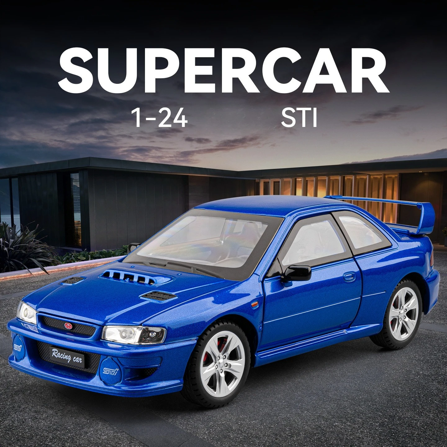 1:24 STI Supercar Alloy Metal Diecast Car Model Sound & Light Collection of Hobby Models Trendy Ornament Gift
1:24 STI Supercar Alloy Metal Diecast Car Model Sound & Light Collection of Hobby Models Trendy Ornament Gift