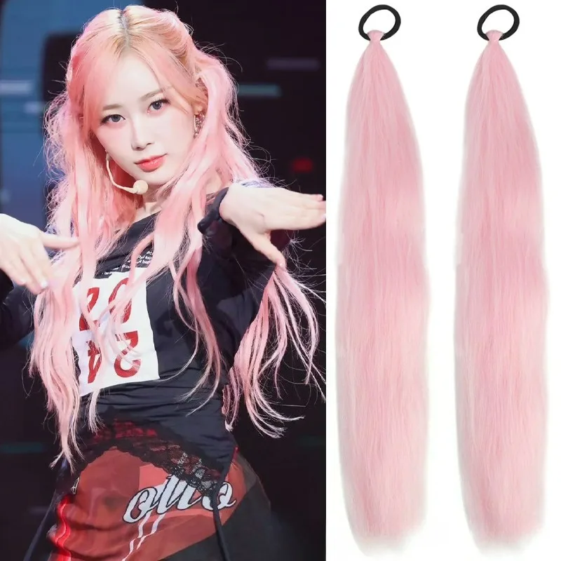 Kpop косплей костюм хвост красочные синтетические градиентные прямые волосы хвост для женщин повседневное и рождественское использование головные уборы
Kpop косплей костюм хвост красочные синтетические градиентные прямые волосы хвост для женщин повседневное и рождественское использование головные уборы