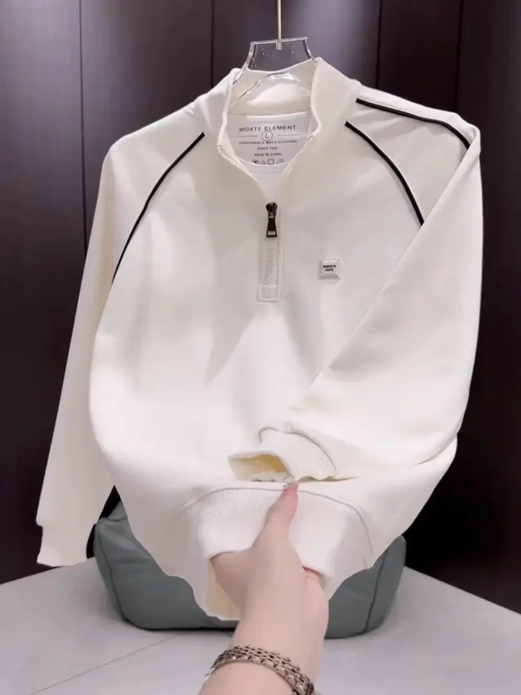 Повседневная мужская толстовка на молнии с воротником-стойкой Jaet, модный дизайн на молнии, осень 2021, длинное волокно из полиэфирного волокна
Повседневная мужская толстовка на молнии с воротником-стойкой Jaet, модный дизайн на молнии, осень 2021, длинное волокно из полиэфирного волокна