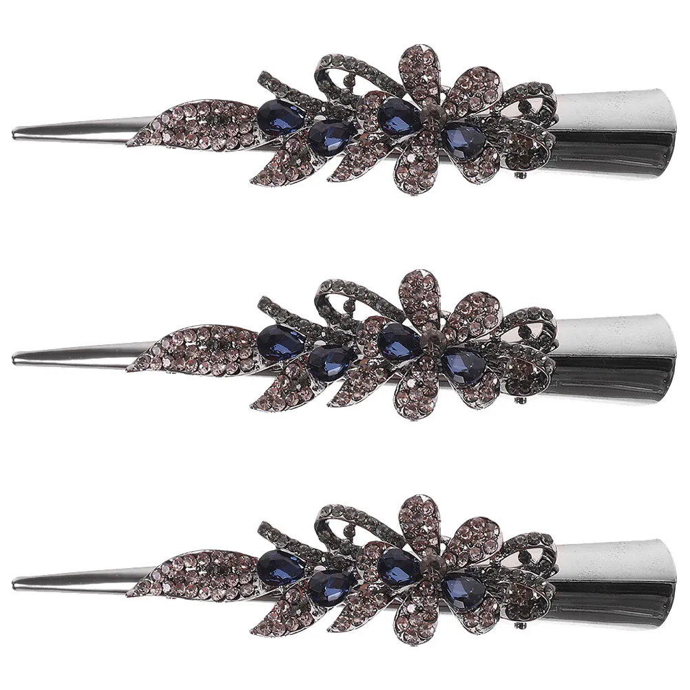3 Pcs Retro Metal Cow Horn Hair Clips Crystal Decor Women Vintage Rhinestone French Barrettes Girls Accessories Durable
3 Pcs Retro Metal Cow Horn Hair Clips Crystal Decor Women Vintage Rhinestone French Barrettes Girls Accessories Durable