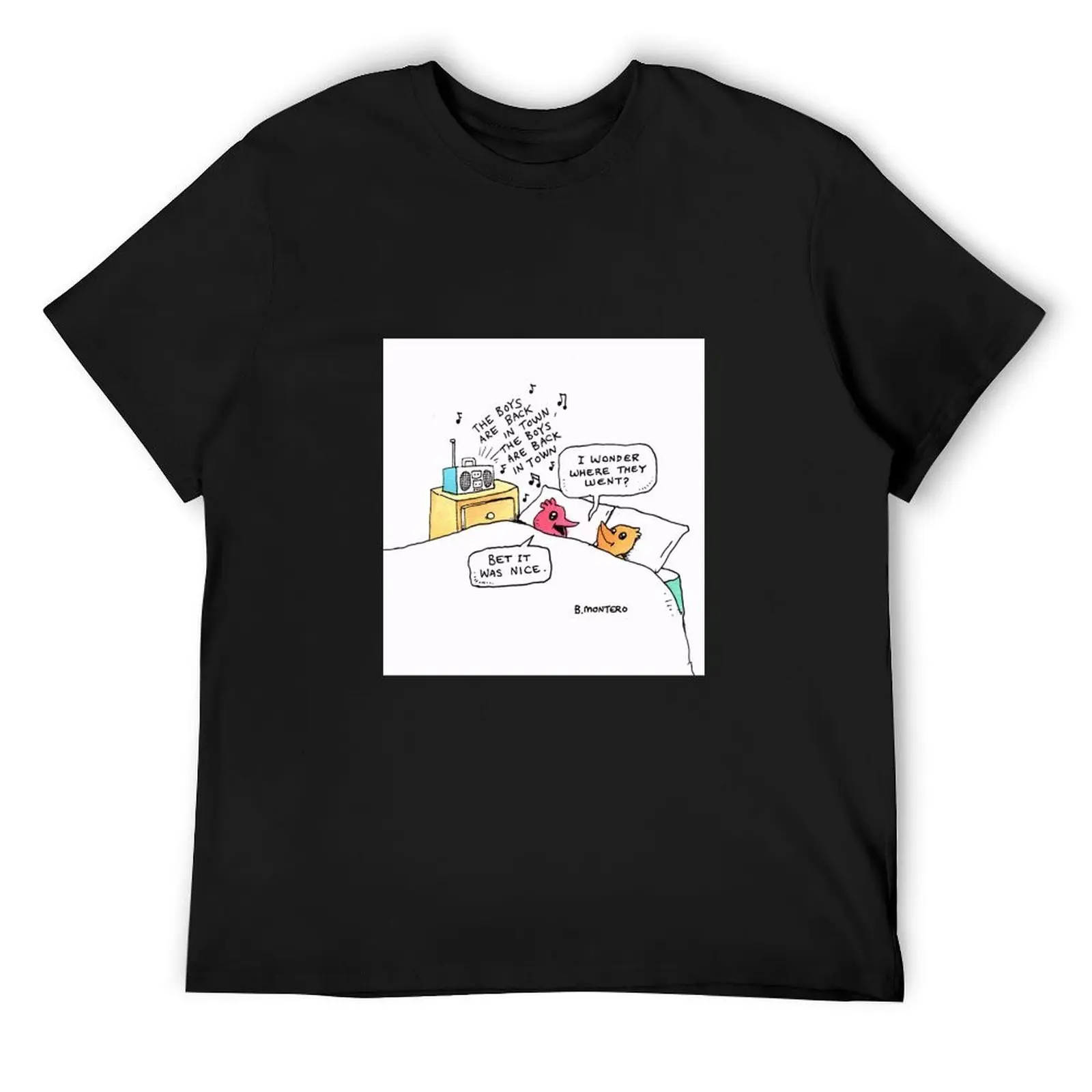 Boys are back in town T-Shirt essential t shirt vintage clothes street wear graphic t shirts mens cotton t shirts
Boys are back in town T-Shirt essential t shirt vintage clothes street wear graphic t shirts mens cotton t shirts
