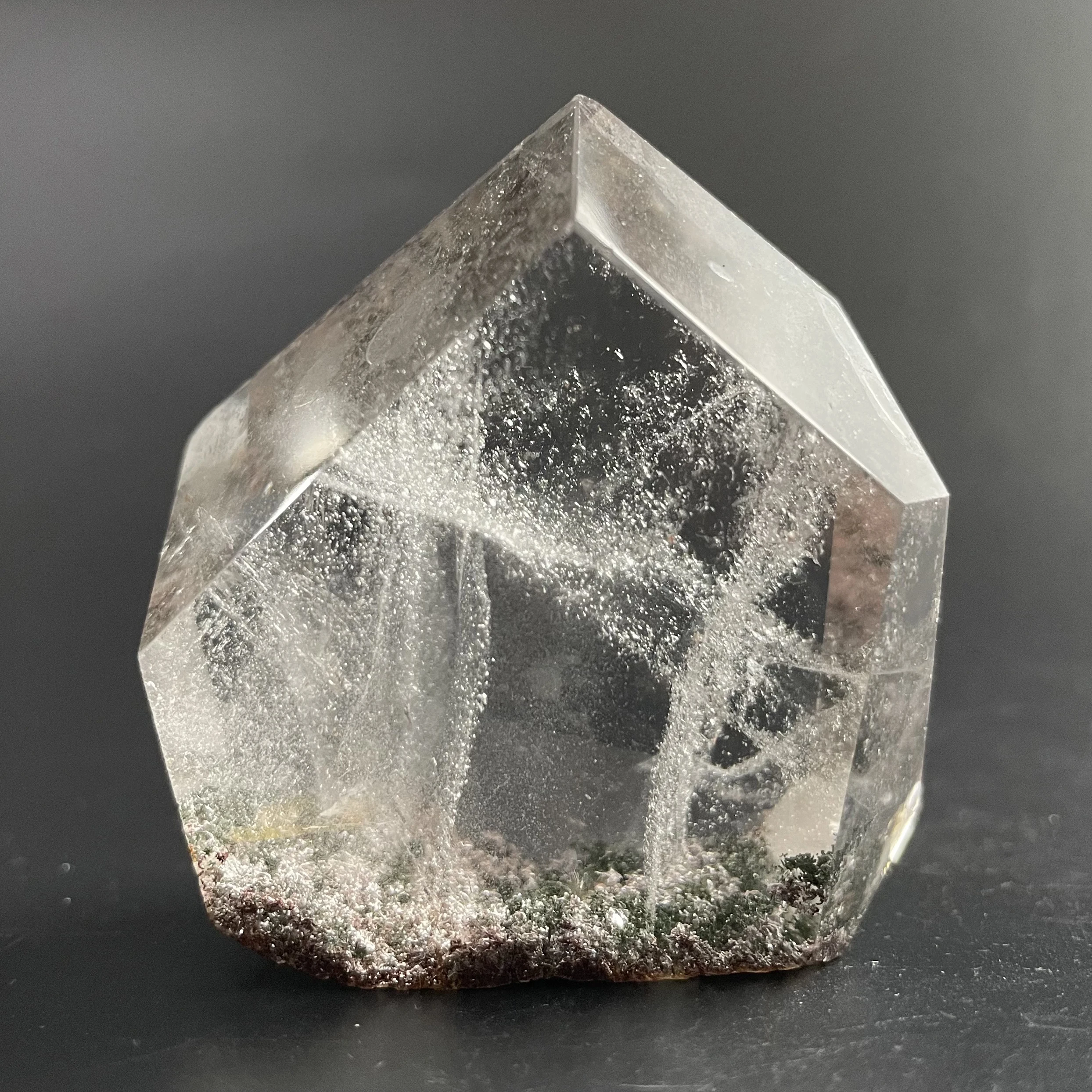114g Natural Green Phantom Free Form Crystal Rock Decoration Rough Polished Quartz Stone Healing Z1195
114g Natural Green Phantom Free Form Crystal Rock Decoration Rough Polished Quartz Stone Healing Z1195